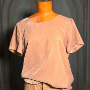 Velvet in Blush JCrew Elegant Women's Tan Top